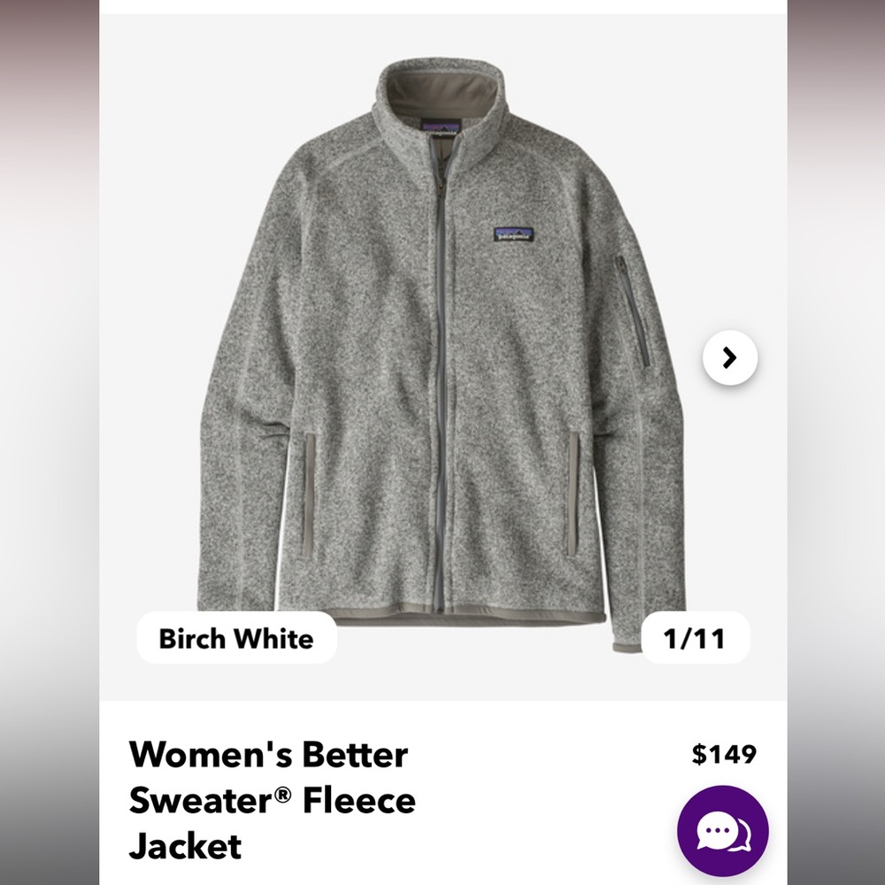 Patagonia Women’s Better Sweater Fleece Jacket
